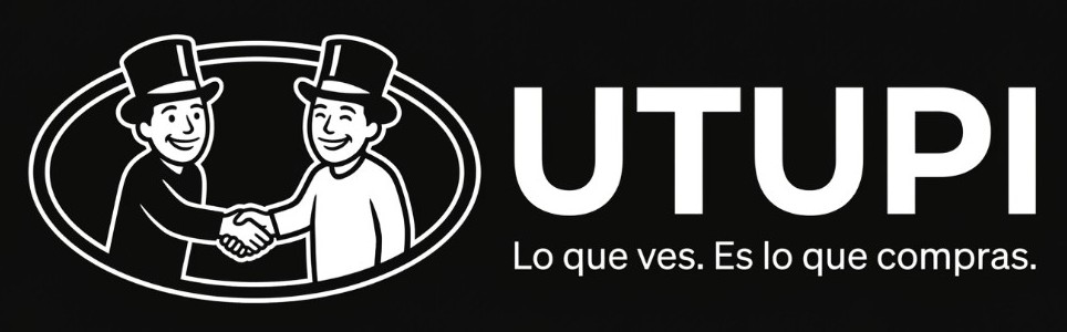 UTUPI. Lo que ves. Es lo que compras.